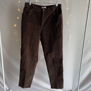 Jones New York Sport Brown Corduroy Pants